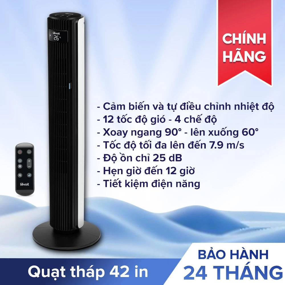 Quạt Tháp Levoit Classic 42-Inch ưu điểm nổi bật