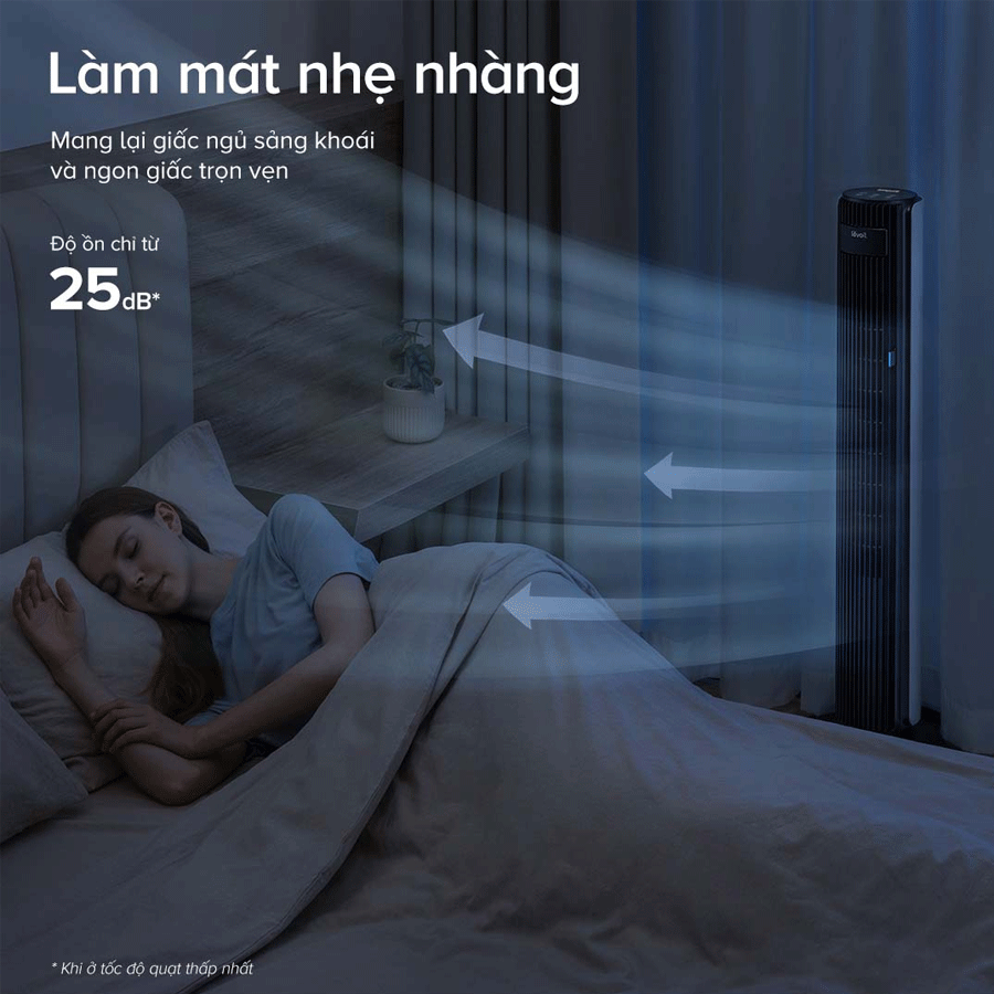 Quạt tháp điều hòa Levoit Classic Pro 42 inch độ ồn thấp