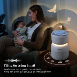Máy lọc không khí cho trẻ sơ sinh Levoit Sprout tiếng ồn trắng êm ái