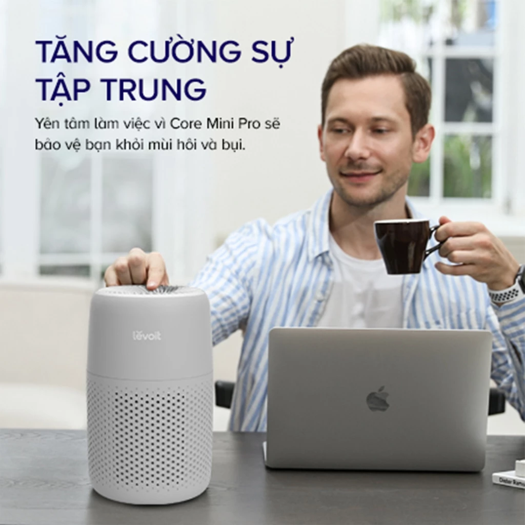 Máy lọc không khí Levoit Core Mini Pro tăng cường tập trung