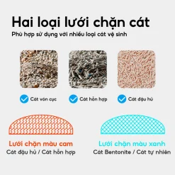 Máy dọn phân cho mèo tự động CATLINK SE - SE Lite hai loại lưới chặn cát