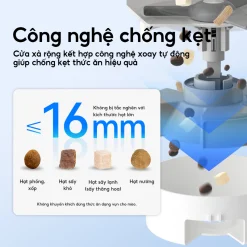 Máy cho chó mèo ăn tự động CATLINK Fresh 2 công nghệ chống kẹt