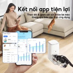 Máy cho chó mèo ăn tự động CATLINK Fresh 2 kết nối app tiện lợi