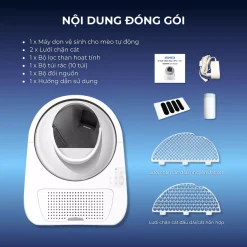 Máy dọn phân cho mèo tự động CATLINK Pro X Luxury trọn bộ sản phẩm